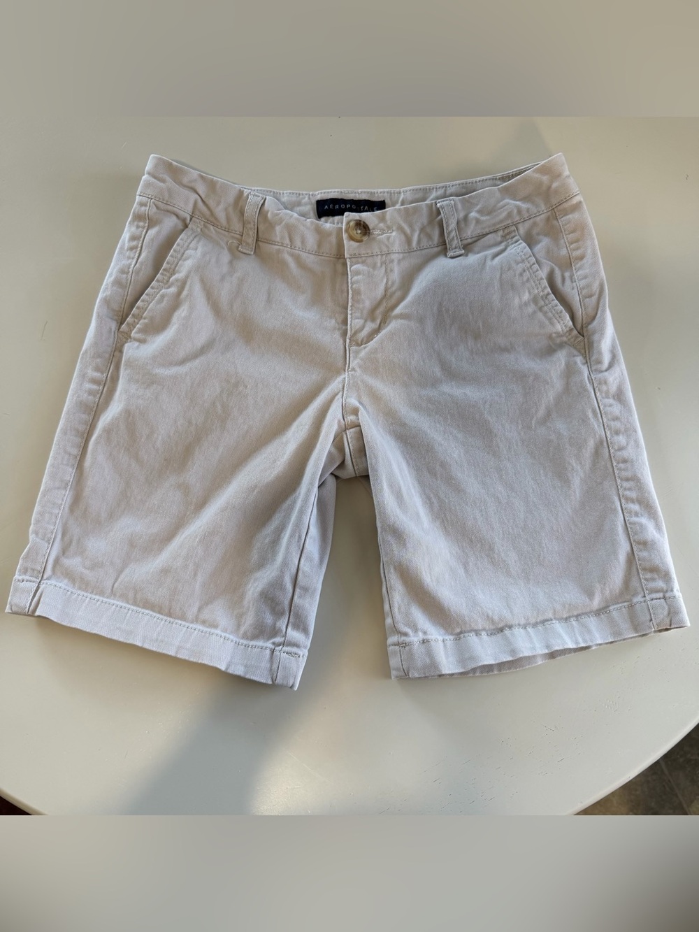 Aeropostale Girls Uniform Khaki Shorts - Size 2